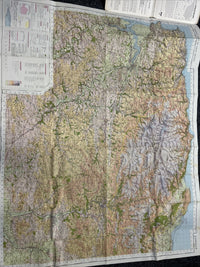 Exmoor ORDNANCE SURVEY TOURIST MAP 1967 Devon Barnstaple Bideford National Park