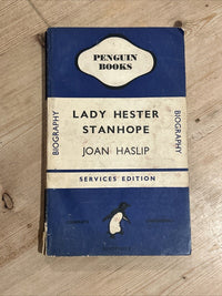 LADY HESTER STANHOPE Joan Haslip Penguin Books 1945 No 505 SERVICES EDITION