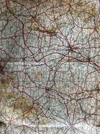 THE MIDLANDS Sheet 13 Fifth Series Paper Ordnance Survey Quarter Inch 1962