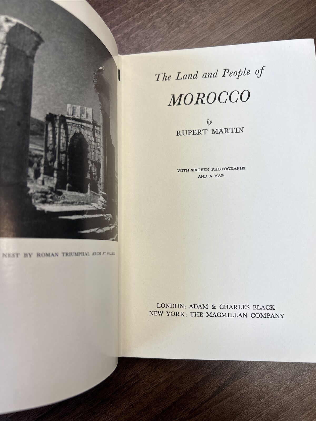 The LAND & PEOPLE OF MOROCCO Rupert Martin 1967 hardback dust jacket 