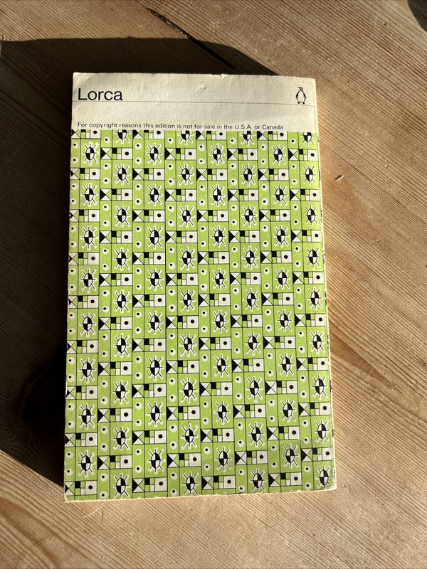 LORCA The Penguin Poets Translated By JL Gili 1967 D51 Spain Spanish