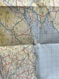 1968 Ordnance Survey Map ROUTE  PLANNING MAP NORTH Ten Miles To Inch Scotland