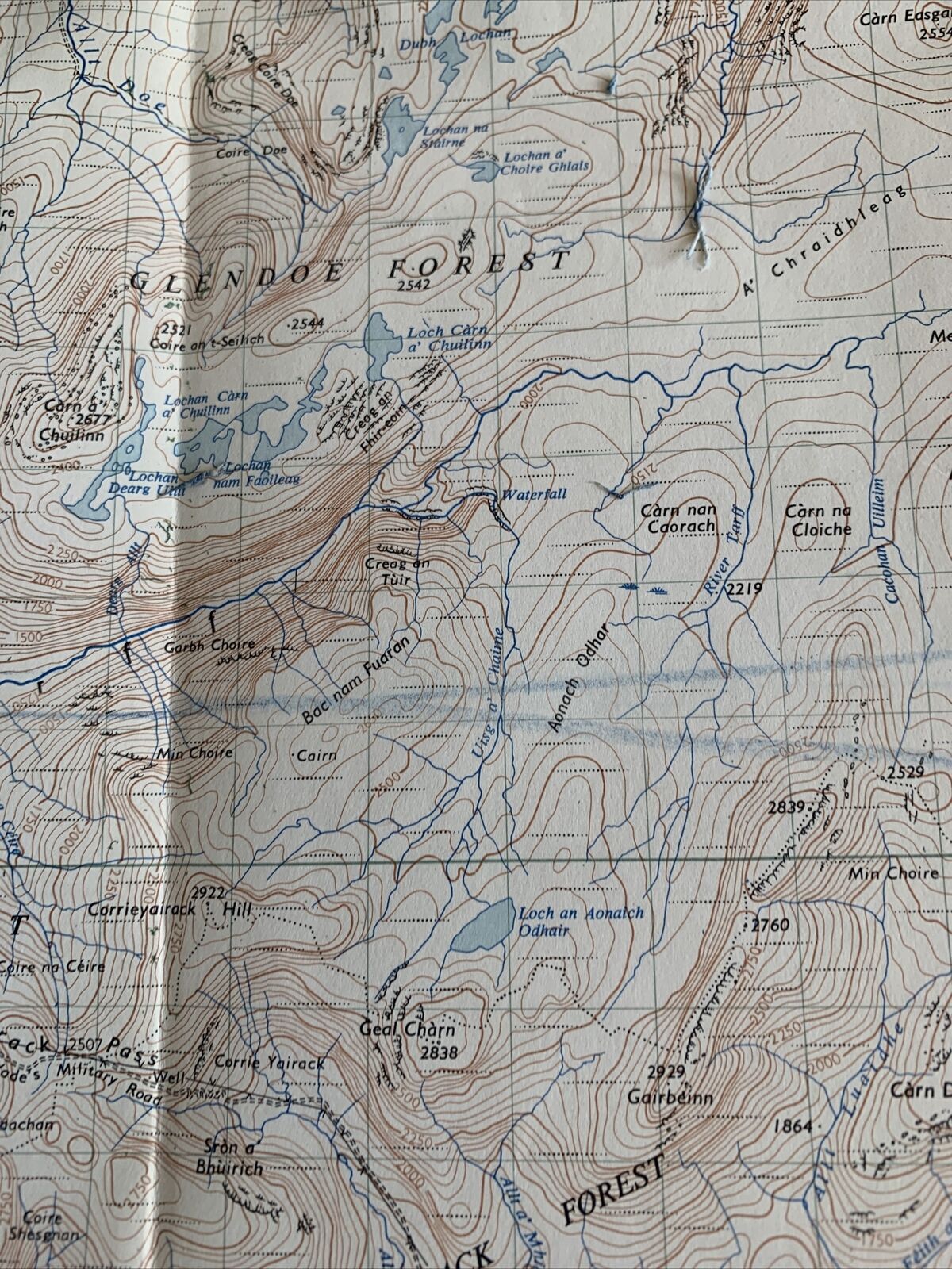 Fort Augustus Scotland No 36 1956 Seventh Series Ordnance Survey One Inch Map