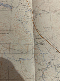 CARSPHAIRN Ordnance Survey 1:25000 First Series 1956 NX59 Lamford Liggat