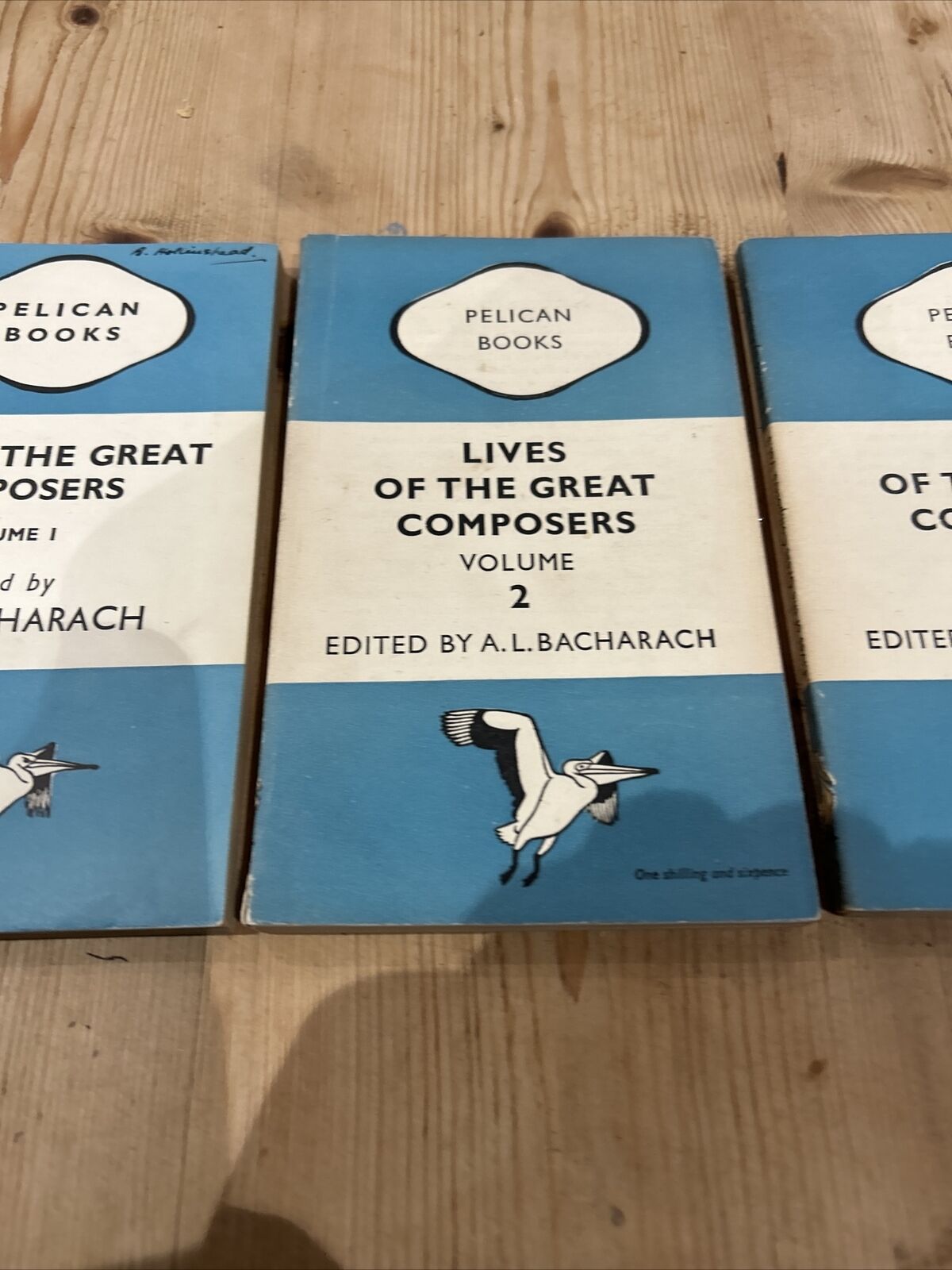 LIVES OF THE GREAT COMPOSERS - Edited AL Bacharach 1947/8 Pelican A90/3 3 Vols