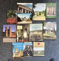 UK CASTLES Stately Homes COLOUR GUIDE BOOKS  12 No Bundle Job Lot Kedleston Hall