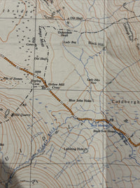 KELD Ordnance Survey 1:25,000 First Series Sheet NY80 1960 Ravenseat