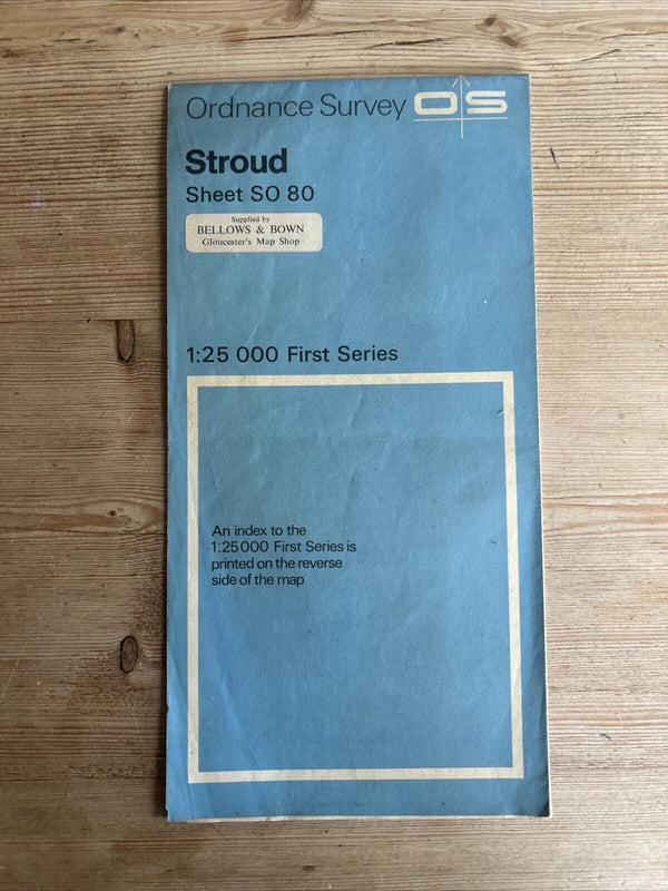 STROUD Ordnance Survey First Series Sheet SO80 1:25,000 1952 Chalfont