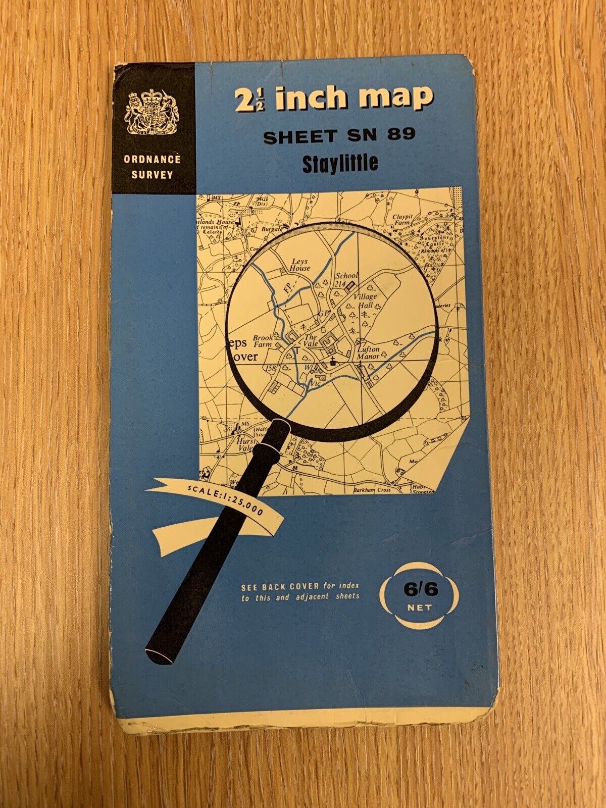 Staylittle - Ordnance Survey 2 And A Half Inch Map 1:25000 - 1960 Sheet SN89