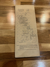 GLASGOW And The MIDDLE WEST 1946 Ordnance Survey CLOTH Sheet 4 Quarter Inch Map