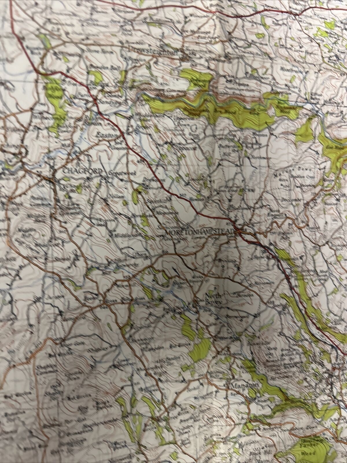 OKEHAMPTON Ordnance Survey Paper Map 1946 Sixth Series Sheet 175 Tavistock