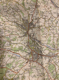 THE CHILTERNS Ordnance Survey One Inch Sheet 159 1968 Amersham Thame Wendover