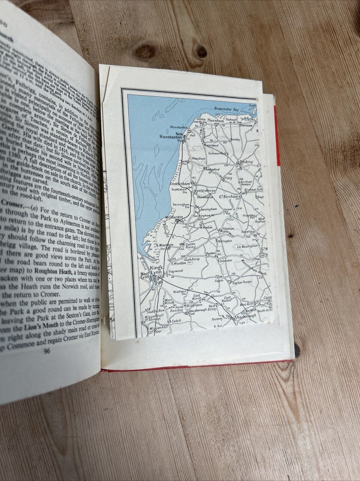 CROMER RUNTON SHERINGHAM Norwich Ward Locks Red Guide Dust Jacket Maps Norfolk