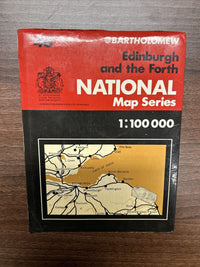 EDINBURGH & THE FORTH - Bartholomew National Map Series Sheet 46 1977 Dunbar