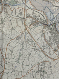 CAMBORNE South & HAYLE Ordnance Survey Pathfinder 1365 MAP 1989 Crowntown