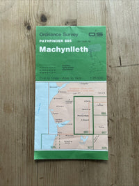 MACHYNLLETH  Pathfinder 885 Ordnance Survey 1:25,000 1989 SH70/SN79 Dovey Valley