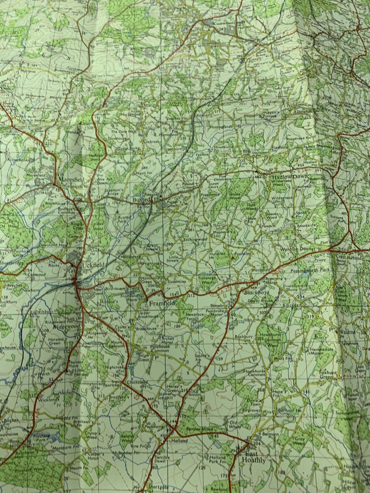 Eastbourne - Ordnance Survey Seventh Series One Inch Map 1964 Sheet 183