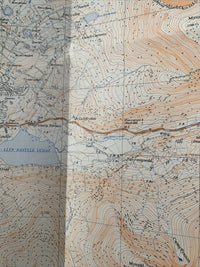 LLYN CWELLYN Snowdonia Ordnance Survey 1:25,000 First Series 1953 57R Sheet SH55