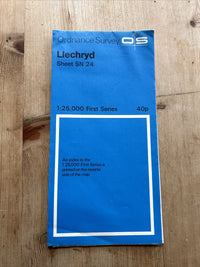 LLECHRYD Ordnance Survey 1:25,000 First Series Sheet SN24 1952 Cwmcoy Blaenporth