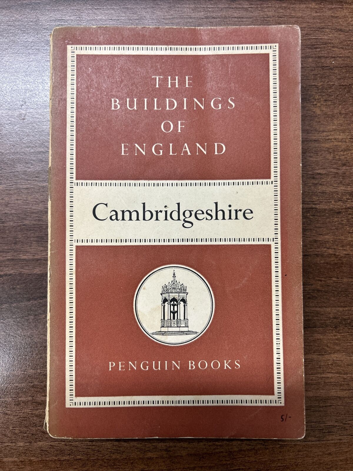 CAMBRIDGESHIRE Penguin Buildings of England BE10 1954 PEVSNER Paperback