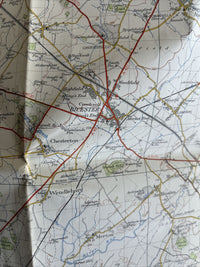 BANBURY Ordnance Survey Seventh Series Paper One inch 1953 Sheet 145 Bicester