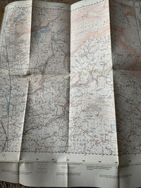 Claughton Bleasedale Ordnance Survey Map 1955 2 & Half Inch Sheet SD64