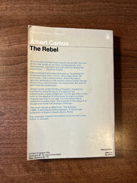 THE REBEL Albert Camus 1973 PENGUIN Modern Classics Philosophy