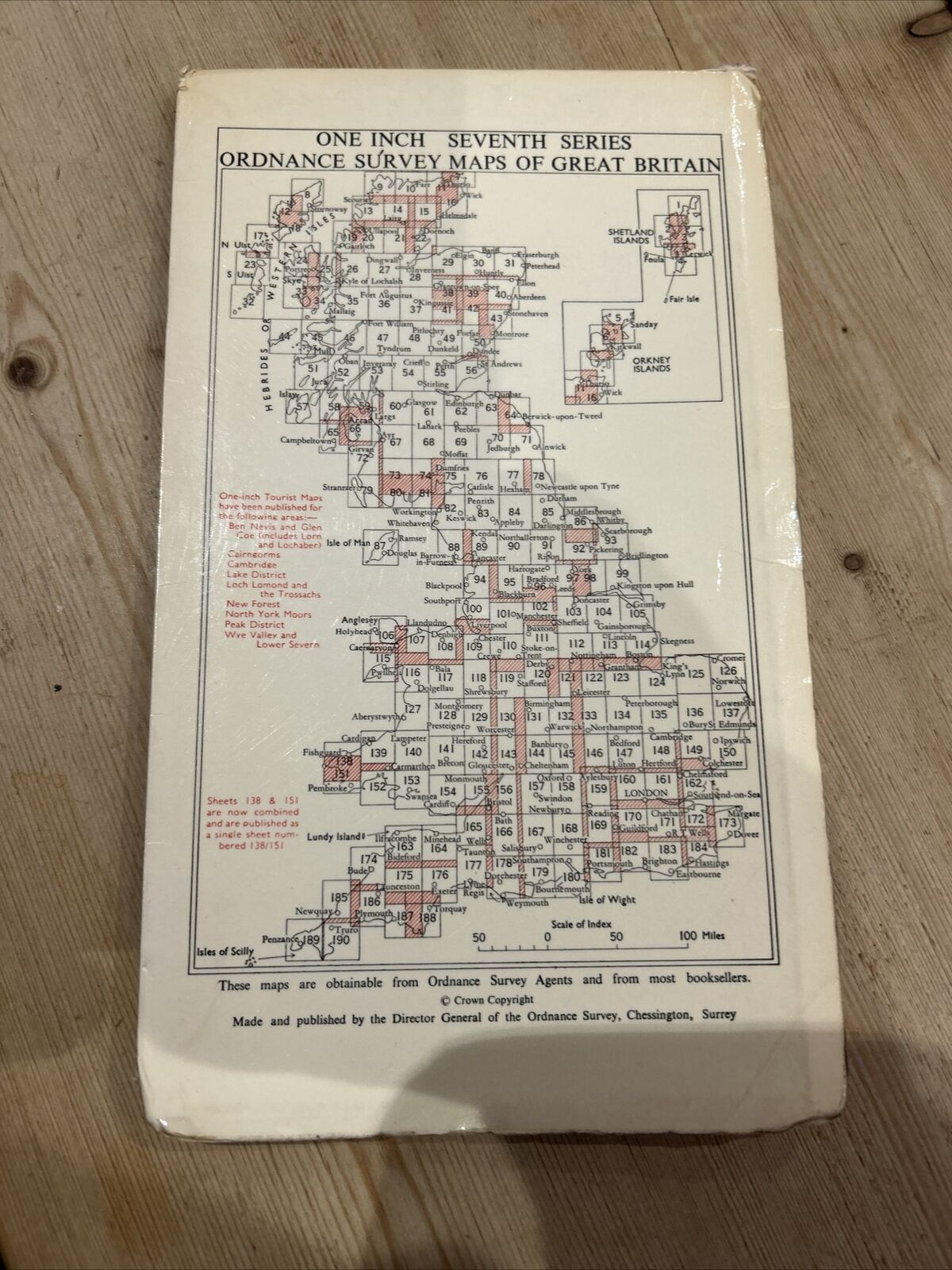 OXFORD & NEWBURY No 158 1959 Seventh Series Ordnance Survey One Inch Map