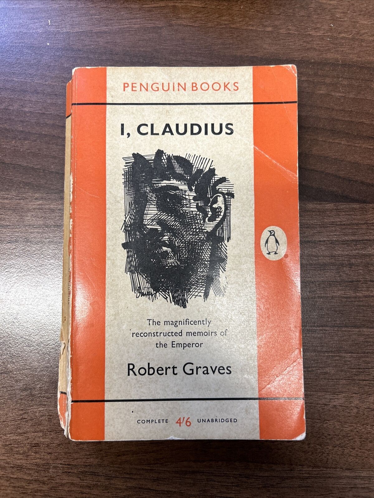 I, CLAUDIUS Robert Graves - Penguin Paperback No 318 1960