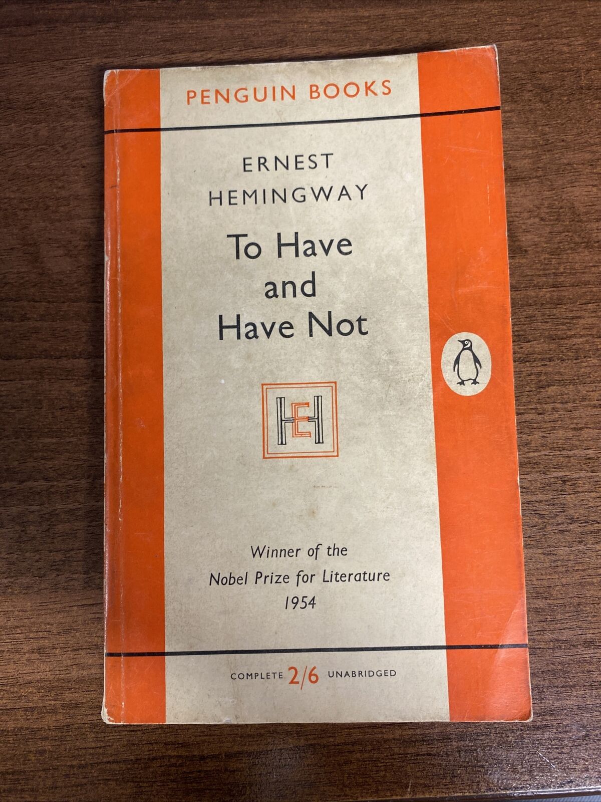 To Have and Have Not Penguin Paperback 1065 1957 Ernest Hemingway