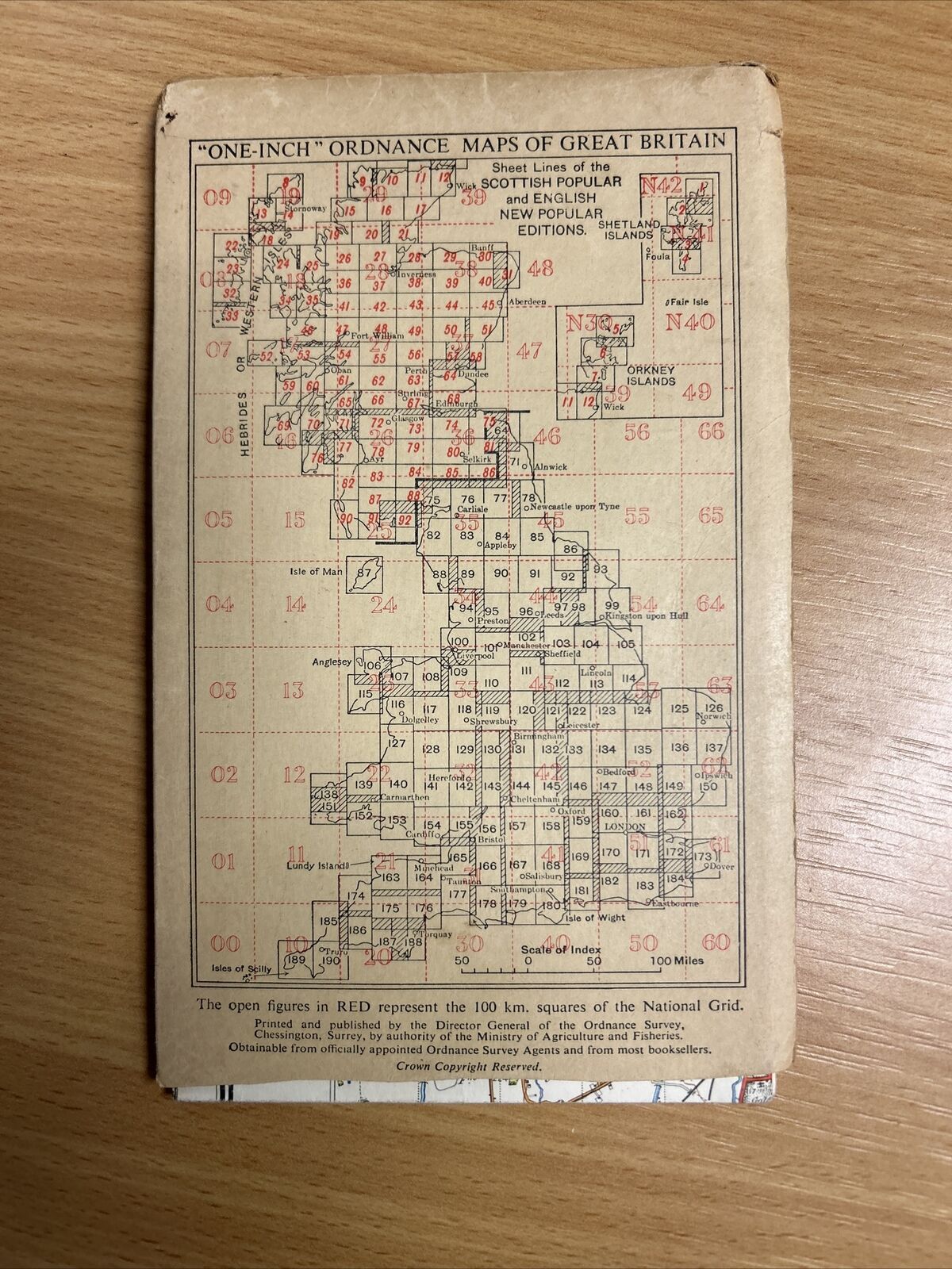 STOKE ON TRENT Ordnance Survey Paper Sixth Series 1947 Sheet 110 One Inch Crewe