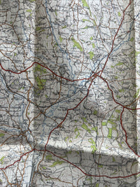 TAUNTON & LYME REGIS Ordnance Survey Sixth Series Paper Map 1945 Sheet 177