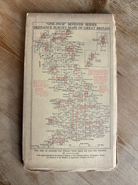 FROME Ordnance Survey Seventh Series Paper One Inch Map Sheet 166 1959 Radstock