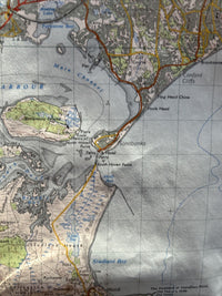 BOURNEMOUTH Ordnance Survey Seventh Series Paper One In Map Sheet 179 1960 Poole