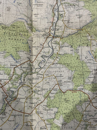 CARLISLE Ordnance Survey 1955 Seventh Series Sheet 76 Brampton  Canonbie