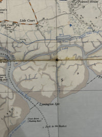 LYMINGTON Ordnance Survey Sheet SZ39 Map 1:25000 First Series 1961 Keyhaven