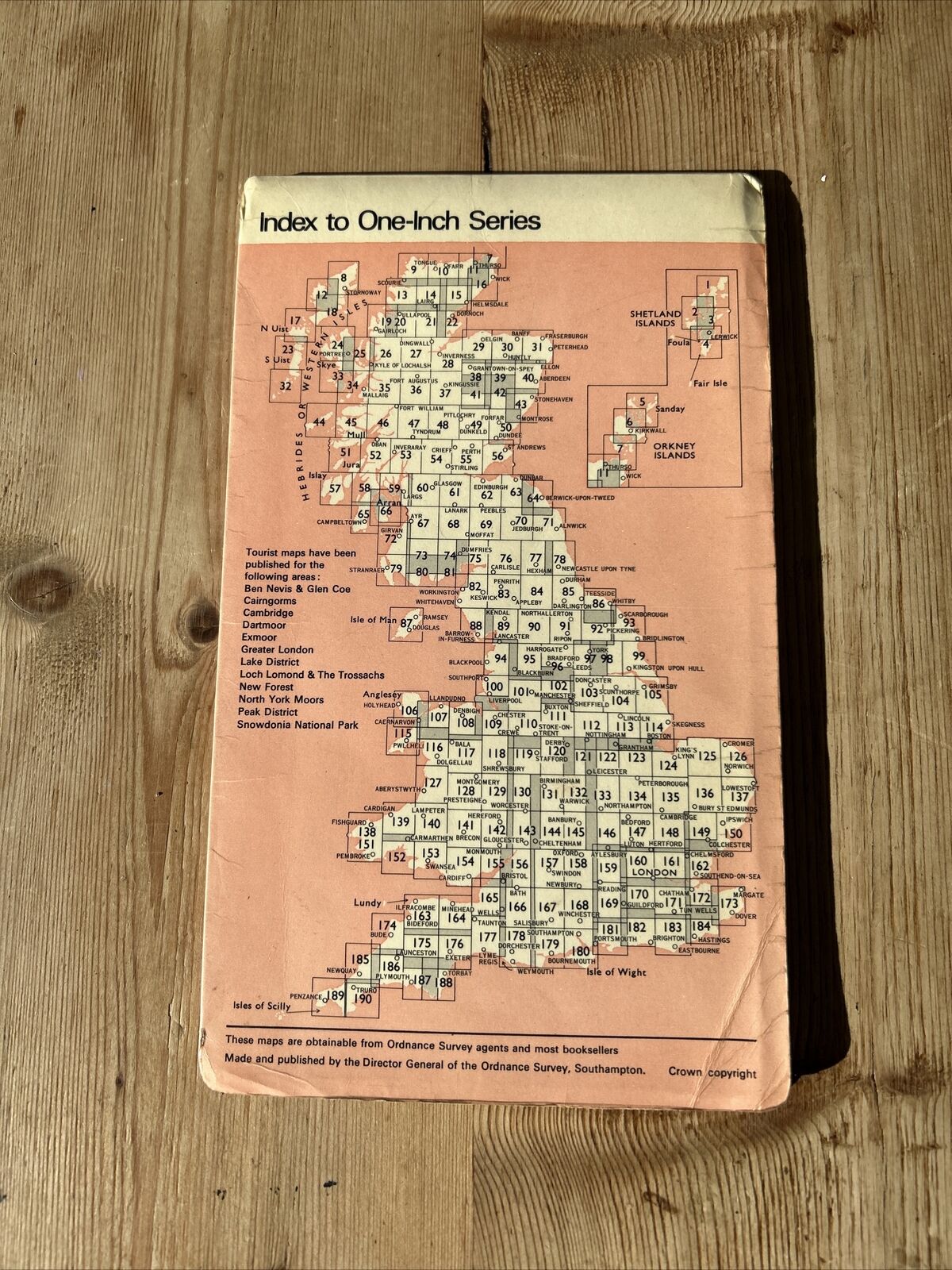 EAST KENT 1969 Ordnance Survey One Inch Map Sheet 173 Dover Sandwich Whitstable