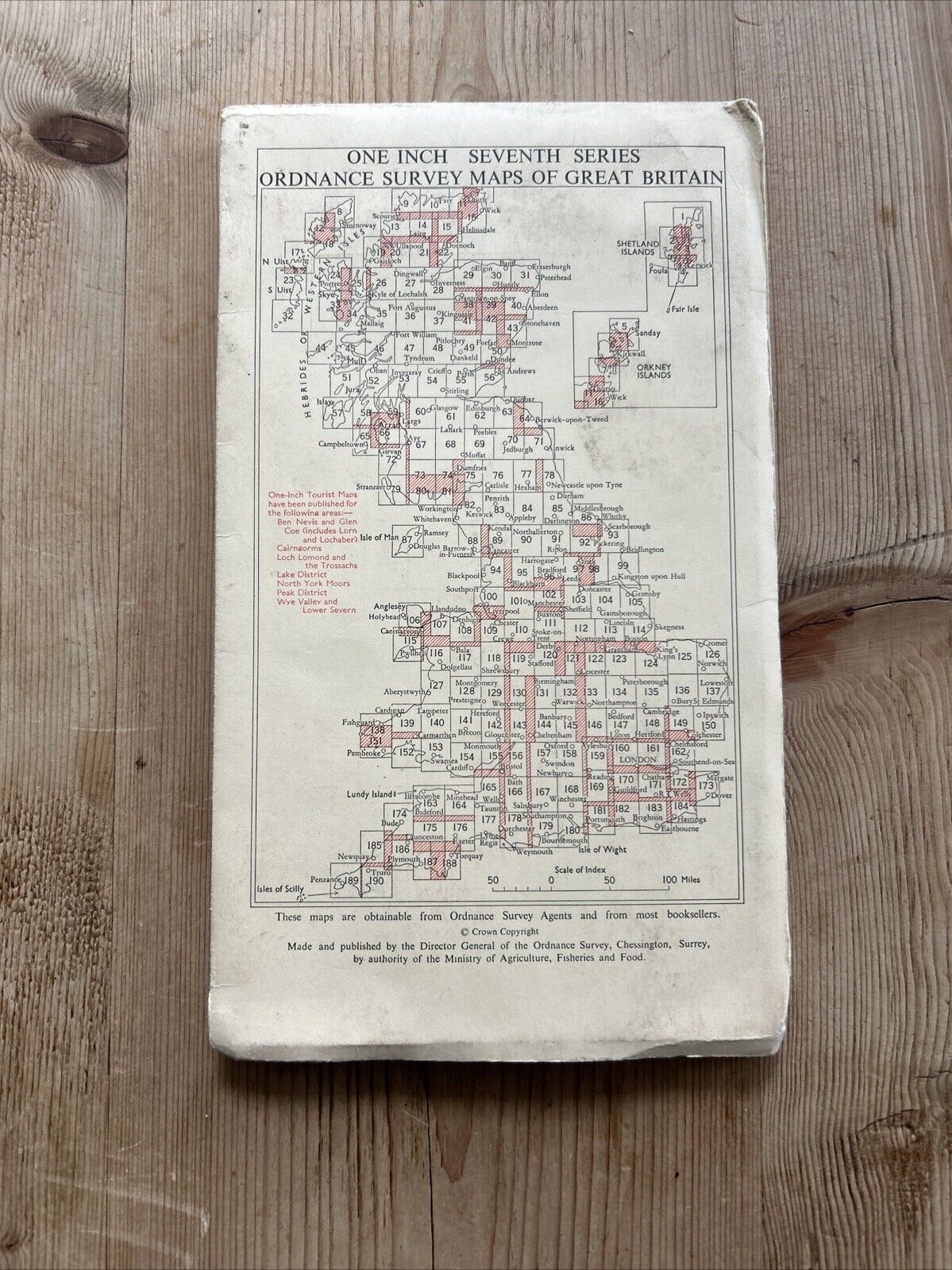 CARLISLE Ordnance Survey Seventh Series CLOTH One inch 1963 Sheet 76 Greenhead