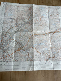 LITTLEBOROUGH Ordnance Survey 1:25000 First Series Sheet SD91 1954 Milnrow