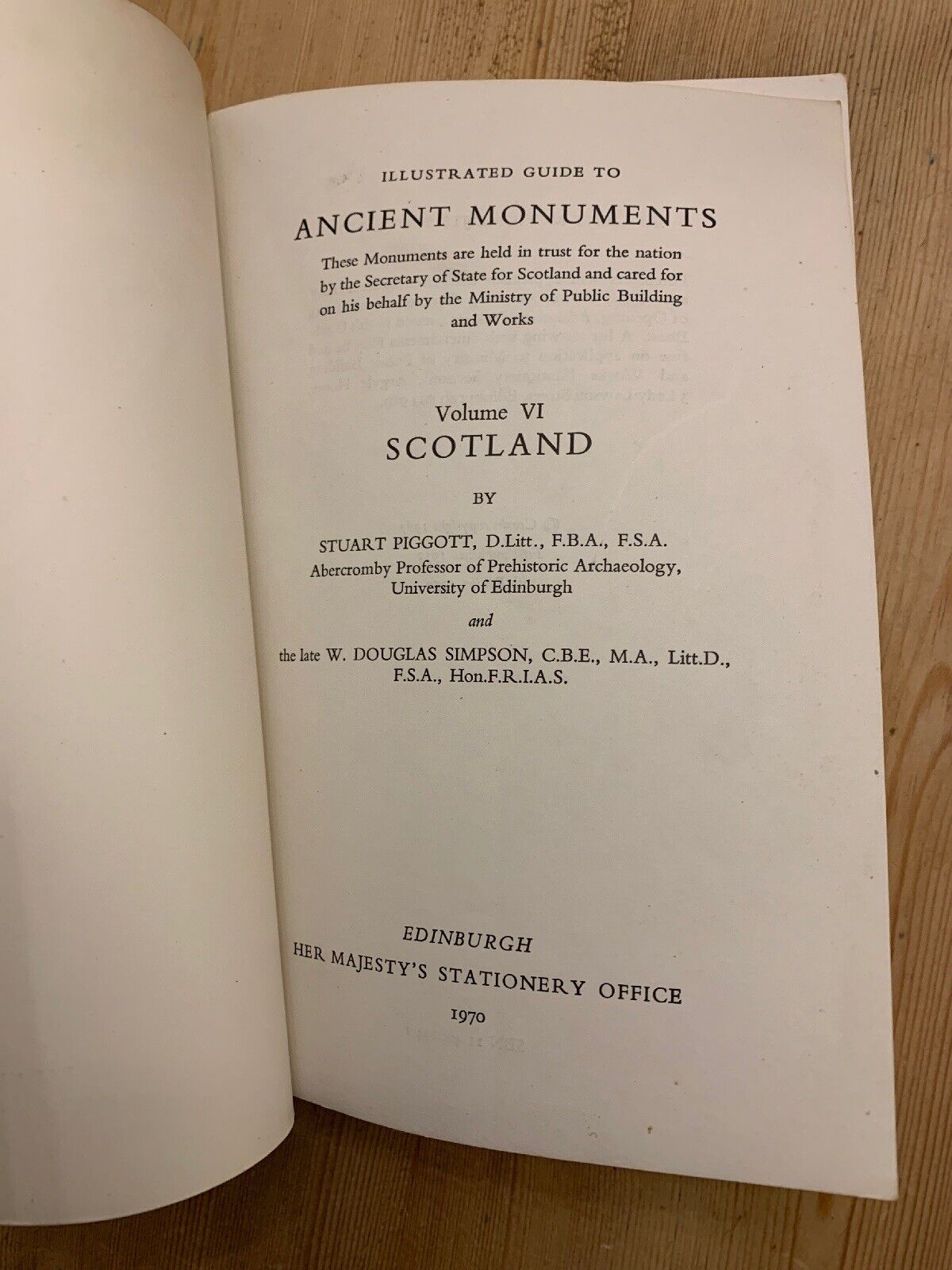 Scotland - Illustrated Guide To Ancient Monuments 1970 History Photos By Piggott