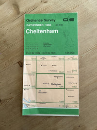 CHELTENHAM Pathfinder 1066 Ordnance Survey 1:25,000 1990 Woodmancote