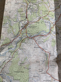 Grantown & Cairngorm No 38 1957 7th Series CLOTH Ordnance Survey One Inch Map