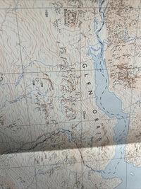 UPPER GLEN ORRIN Ordnance Survey Map Pathfinder NH 24/34 1974 Strathconon Forest
