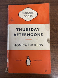 Thursday Afternoons by Dickens, Monica PENGUIN Paperback Book