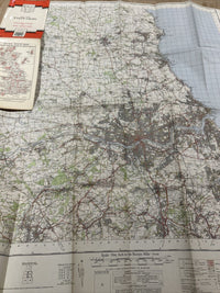 NEWCASTLE UPON TYNE Ordnance Survey One Inch Map 1965 Seventh Edition Sheet 78