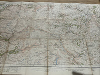 LLANIDLOES Ordnance Survey Paper One Inch Map 1922 Sheet 69 Contoured Caersws