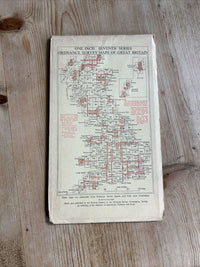 WESTON SUPER MERE Ordnance Survey Seventh Series Paper 1-inch 1958 Sheet 165
