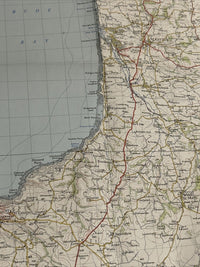 BUDE Ordnance Survey Paper Map 1961 Seventh Series No 174 Holdsworthy