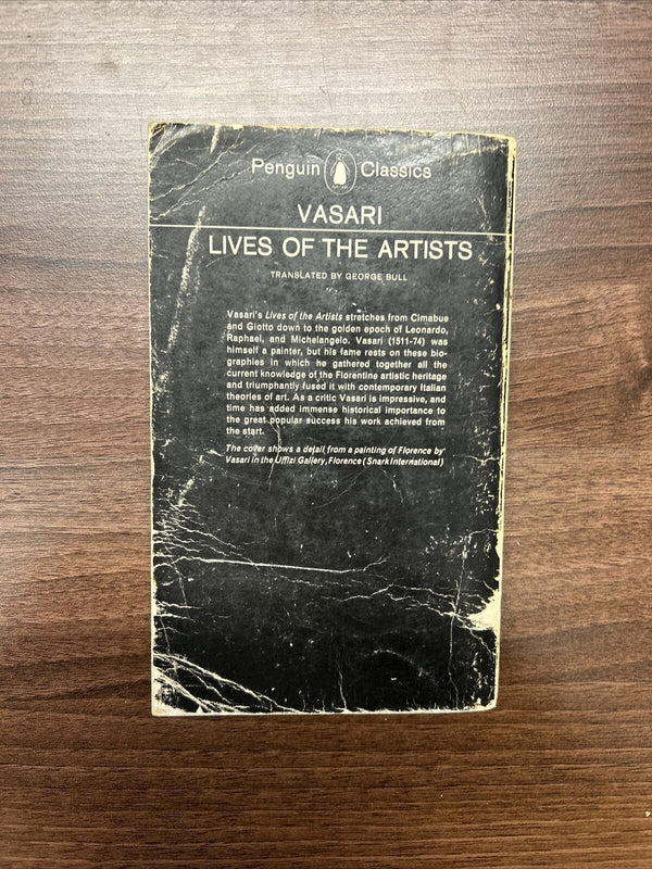 LIVES OF THE ARTISTS By VASARI - Penguin Modern Classics 1965