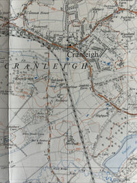 CRANLEIGH Ordnance Survey First Series Sheet TQ03 1:25,000 1965 Rudgwick